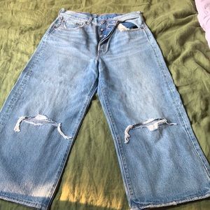 Levi’s Ribcage wide leg jeans